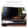 StarTech.com 27-inch 16:9 Computer Monitor Privacy Screen, Hanging Acrylic Filter, Quick-Install Security Shield, Monitor Screen Protector, +/- 30 Deg. View, Glossy