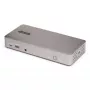 StarTech.com Triple-Monitor USB4 Docking Station, 4K 60Hz HDMI or DisplayPort, 100W Laptop Charging, 2.5GbE, USB-C Multi-Monitor Dock, Driverless