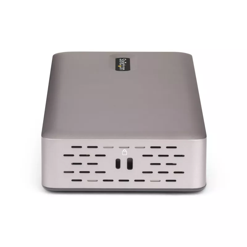 StarTech.com Triple-Monitor USB4 Docking Station, 4K 60Hz HDMI or DisplayPort, 100W Laptop Charging, 2.5GbE, USB-C Multi-Monitor Dock, Driverless