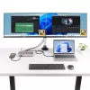 StarTech.com Triple-Monitor USB4 Docking Station, 4K 60Hz HDMI or DisplayPort, 100W Laptop Charging, 2.5GbE, USB-C Multi-Monitor Dock, Driverless