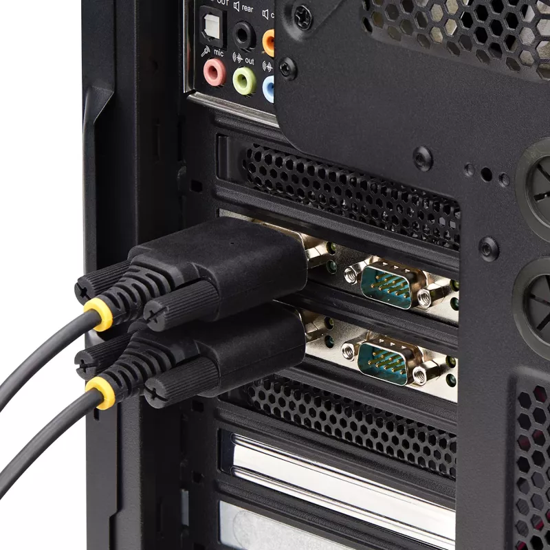 StarTech.com 4-Port Serial PCIe Card, Quad-Port PCI Express to RS232/RS422/RS485 (DB9) Serial Card, Low-Profile Bracket Incl., 16C1050 UART, Windows/Linux, TAA Compliant - Level-4 ESD Protection