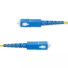 StarTech.com 100m (328ft) SC to SC (UPC) OS2 Single Mode Simplex Fiber Optic Cable, 9/125µm, 40G/100G, Bend Insensitive, Low Insertion Loss, LSZH Fiber Jumper Cord