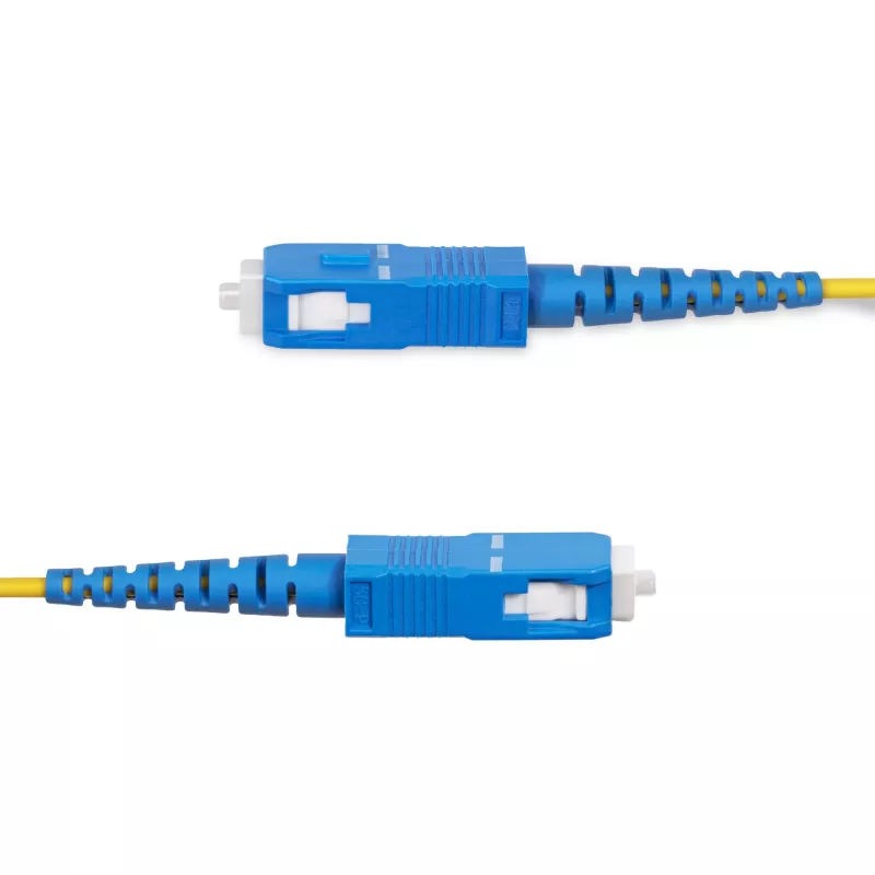 StarTech.com 100m (328ft) SC to SC (UPC) OS2 Single Mode Simplex Fiber Optic Cable, 9/125µm, 40G/100G, Bend Insensitive, Low Insertion Loss, LSZH Fiber Jumper Cord