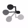 StarTech.com Adjustable Arm Rest for Office Desk, Ergonomic Arm/Elbow Support, 360-Degree Rotation, Clamp-On/No Drill Installation, Black