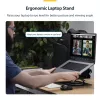 StarTech.com Rotating Laptop Stand, 360 Swivel, Ergonomic Desk Riser for Computer, Elevated Tray w/ Adjustable Tilt, Max 11lb/5kg, Aluminum Build, Portable Design