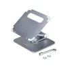 StarTech.com Telescopic Laptop Stand, 360 Swivel Base, Rotating Computer Riser for Desk, Adjustable Height and Tilt, Max 11lb/5kg, Aluminum Build, Portable Design