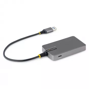 StarTech.com 4-Port USB-A Hub, 5Gbps, Bus Powered, USB-A to 4x USB-A Hub with USB-C Auxiliary Power Input, 1ft/30cm Host Cable, Portable Desktop/Laptop USB Hub