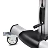 StarTech.com Rolling TV Cart/Stand On Wheels For 60-100inch Flat Screens Up To 220lb (100kg), Height Adjustment via Hand Crank, Mobile/Portable Trolley Mount