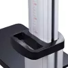 StarTech.com Rolling TV Cart/Stand On Wheels For 60-100inch Flat Screens Up To 220lb (100kg), Height Adjustment via Hand Crank, Mobile/Portable Trolley Mount