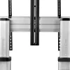 StarTech.com Rolling TV Cart/Stand On Wheels For 60-100inch Flat Screens Up To 220lb (100kg), Height Adjustment via Hand Crank, Mobile/Portable Trolley Mount