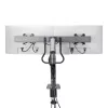 StarTech.com Desk Mount Dual Monitor Arm with Crossbar, Up To 27 inch Displays, VESA 75x75/100x100, Max 33lb/15kg, C-Clamp, Fully Articulating, Mechanical Spring, TAA