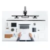 StarTech.com Desk Mount Dual Monitor Arm with Crossbar, Up To 27 inch Displays, VESA 75x75/100x100, Max 33lb/15kg, C-Clamp, Fully Articulating, Mechanical Spring, TAA