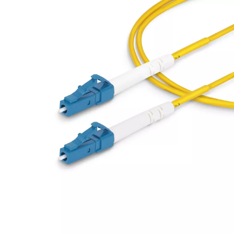 StarTech.com 3m (9.8ft) LC to LC (UPC) OS2 Single Mode Simplex Fiber Optic Cable, 9/125µm, 40G/100G, Bend Insensitive, Low Insertion Loss - LSZH Fiber Jumper Cord