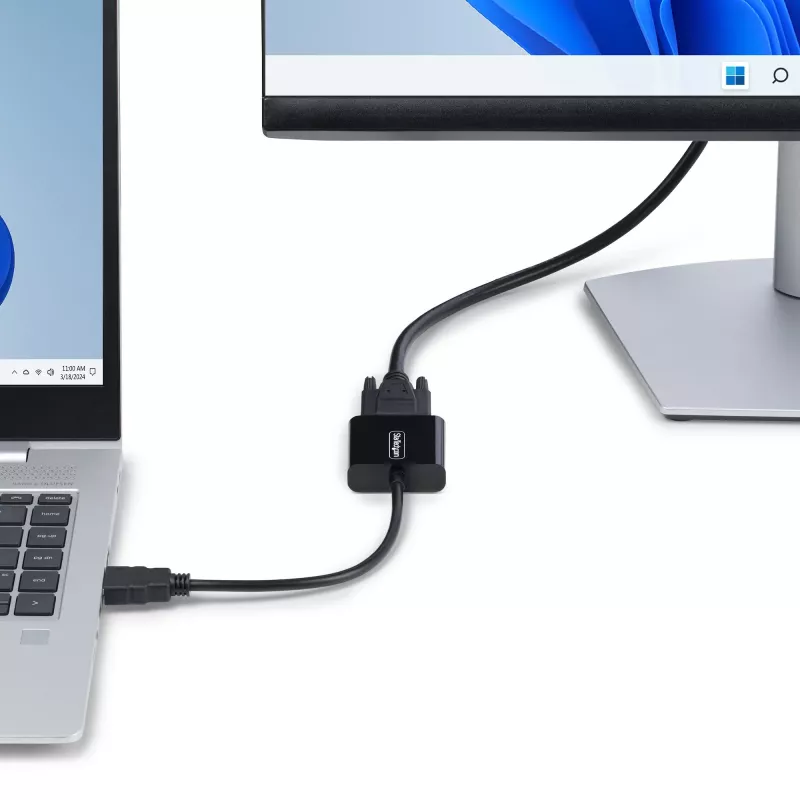 StarTech.com HDMI to VGA Adapter, Active Video Converter For Laptop/Desktop, 1920x1080 (1080p), HDMI Source to VGA Monitor/Display/Projector