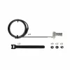 StarTech.com 25-Pack Universal Laptop Lock 6.6ft (2m), Serialized Security Cable for Notebook, Compatible With Noble Wedge®/Nano/K-Slot, Keyless Combination Cable - TAA