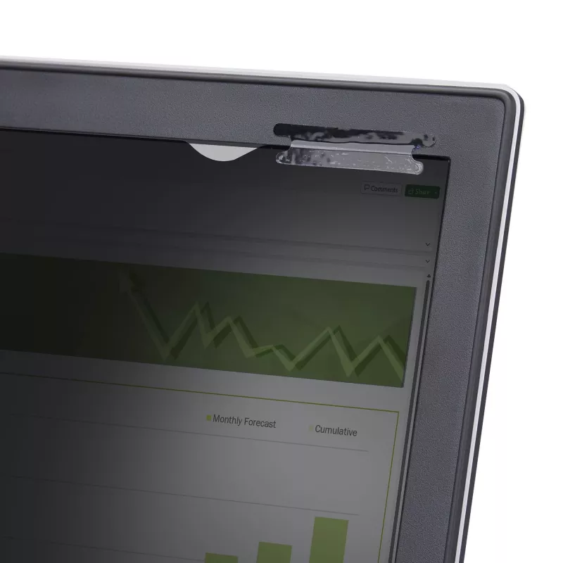 StarTech.com 16-inch 16:10 Flip-Up Privacy Screen with Touch, Anti-Glare Privacy Filter, Laptop Monitor Screen Protector with 51% Blue Light Reduction
