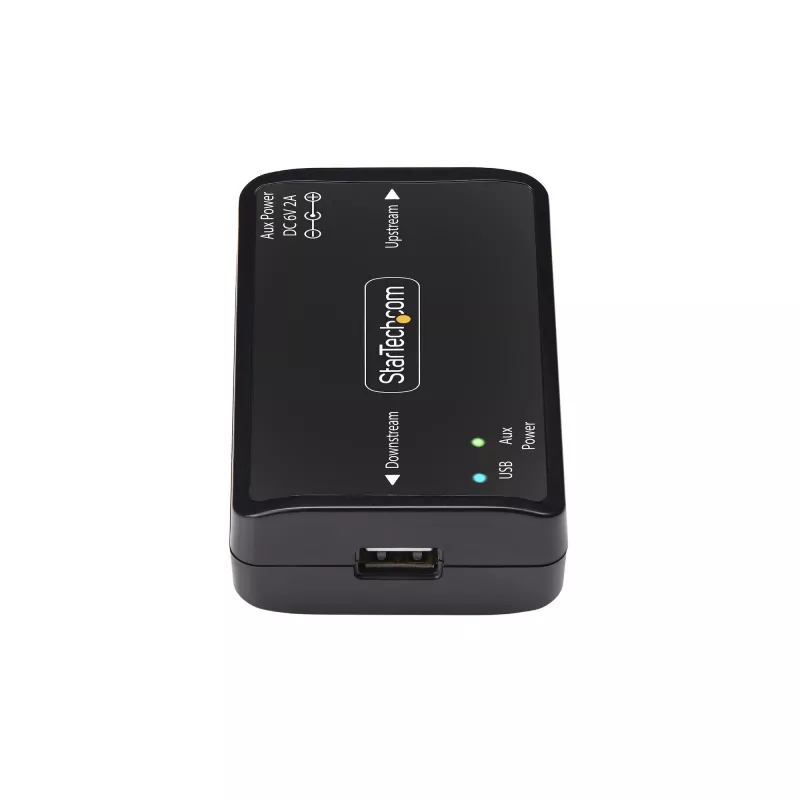 StarTech.com USB Galvanic Isolator, Up To 6KV, Electrical Noise Isolator, IP40, DIN Rail Mount, Isolated Power Filter, USB 2.0/1.1, 5V/250mA, Plug-and-Play, TAA