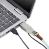 StarTech.com Gigabit Fiber to RJ45 Ethernet Media Converter Dongle, Optical Singlemode 10km/Multimode 800m, USB Powered, Compact Design, Metal Housing, Micro Mini, TAA