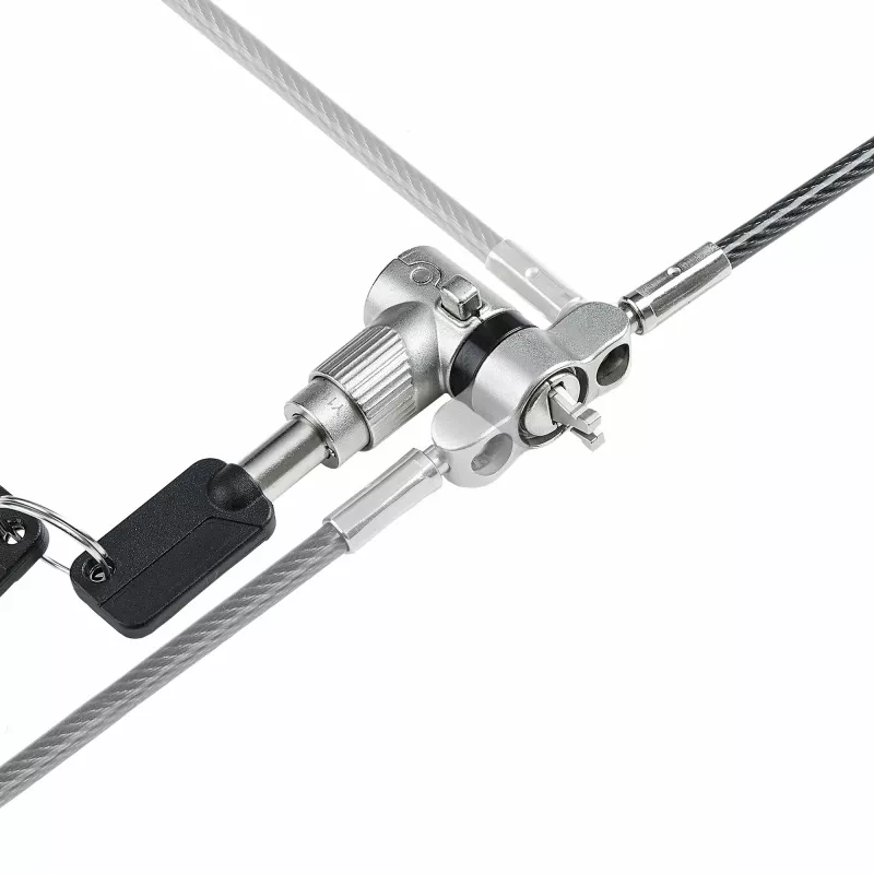 StarTech.com 25-Pack Universal Laptop Lock 6.6ft (2m), Master Keyed Locking Cable, Computer Security, Compatible w/Noble Wedge®/Nano/K-Slot; Anti-Theft Cut-Resistant Cable