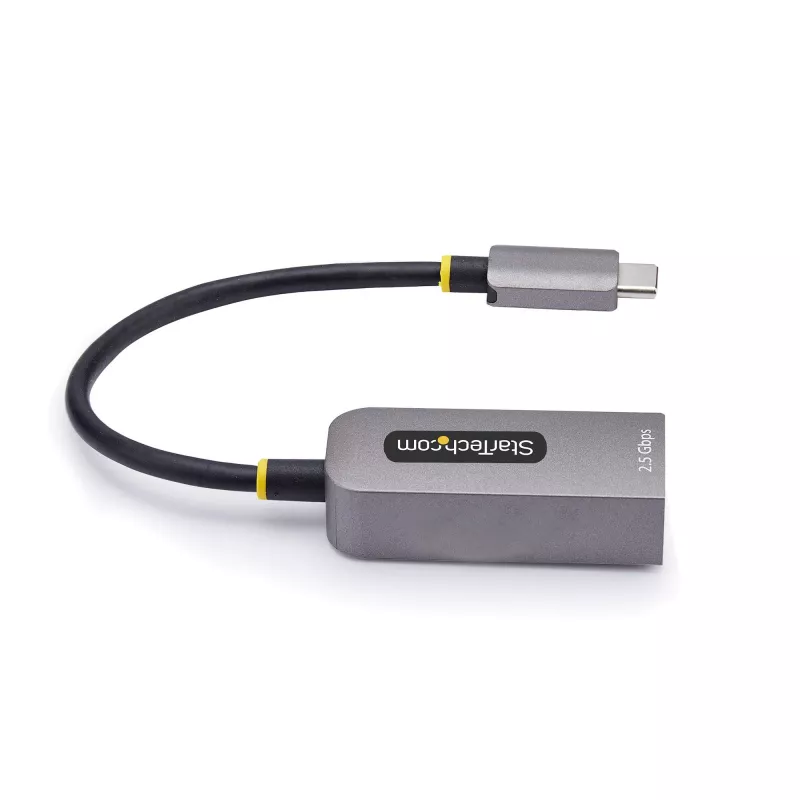 StarTech.com 2.5GbE USB-C to Ethernet Adapter, NBASE-T NIC, USB 3.0 Type-C 2.5/1G Multi Speed Network, Thunderbolt Compatible, Windows & Mac