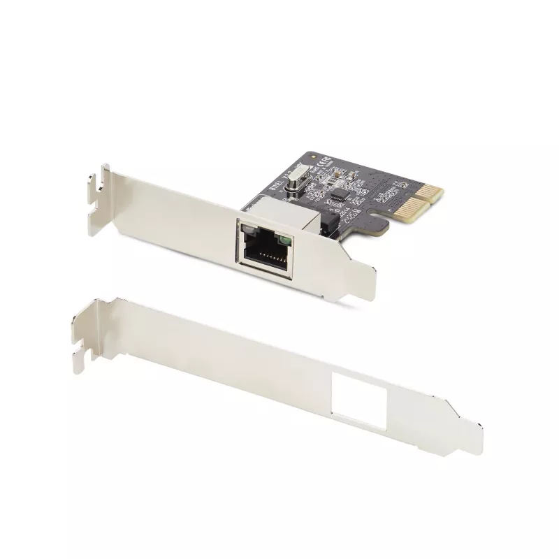 StarTech.com 1-Port Gigabit PCIe Network Adapter Card, Low-Profile NIC, 10/100/1000Mbps PCI Express LAN Card, Realtek RTL8111H, Windows and Linux, TAA Compliant