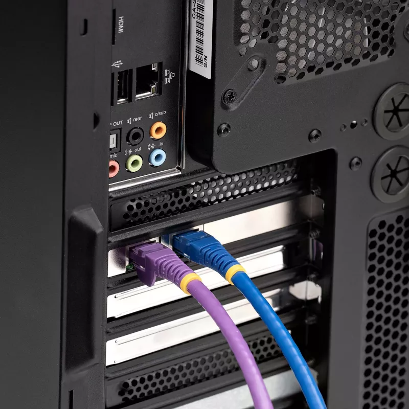 StarTech.com 2-Port Gigabit PCIe Network Adapter Card, 10/100/1000Mbps PCI Express NIC, Dual Realtek RTL8111H, Works with Windows and Linux, TAA Compliant