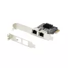 StarTech.com 2-Port Gigabit PCIe Network Adapter Card, 10/100/1000Mbps PCI Express NIC, Dual Realtek RTL8111H, Works with Windows and Linux, TAA Compliant