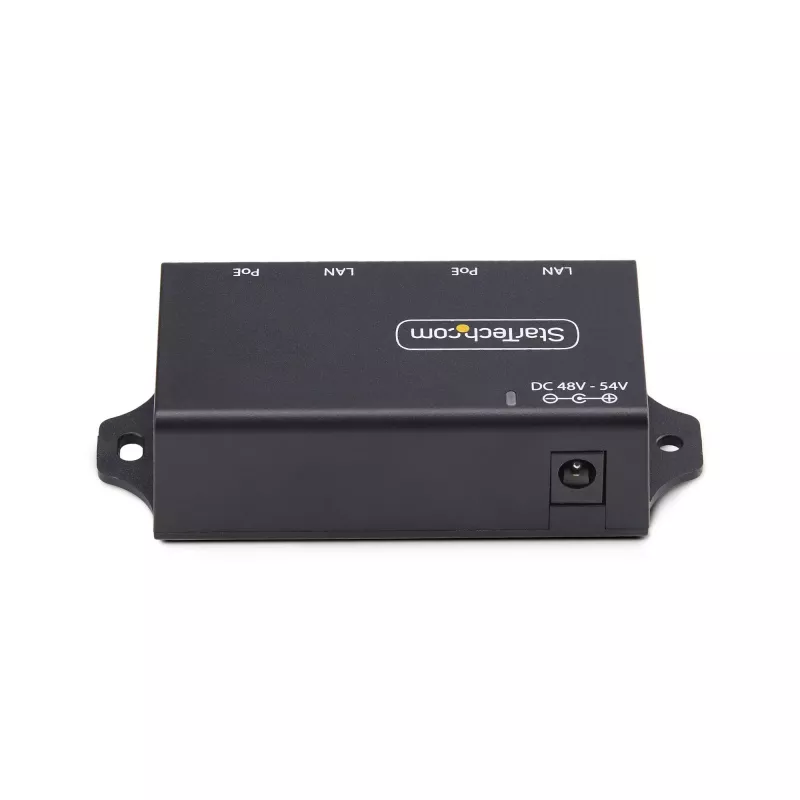 StarTech.com 2-Port Gigabit Midspan PoE+ Injector, 10/100/1000Mbps, PoE+ (802.3af/at), 30W, 1Gbps Ethernet, Wall Mountable, Unmanaged Inline Power Over Ethernet