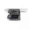 StarTech.com 2-Port 5G Gigabit PCIe Network Adapter Card, 5G/2.5G/1G/100M/10M PCI Express LAN Card, Realtek RTL8126, Windows and Linux, TAA Compliant