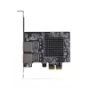 StarTech.com 2-Port 5G Gigabit PCIe Network Adapter Card, 5G/2.5G/1G/100M/10M PCI Express LAN Card, Realtek RTL8126, Windows and Linux, TAA Compliant
