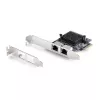 StarTech.com 2-Port 5G Gigabit PCIe Network Adapter Card, 5G/2.5G/1G/100M/10M PCI Express LAN Card, Realtek RTL8126, Windows and Linux, TAA Compliant