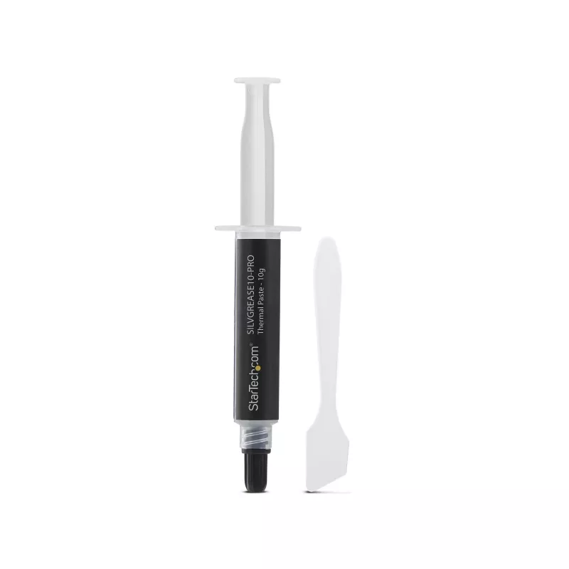 StarTech.com High-Performance Silicone Thermal Paste, 14.5W/m•K Conductivity, Grease Compound for CPUs, GPUs, and ICs, Improves Heat Dissipation in Computers