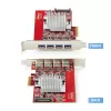 StarTech.com 4-Port USB-A PCIe Card, USB 3.2 10Gbps, PCI Express 3.0 Expansion Card, 4x Independent USB Controllers, Windows/Linux/macOS, TAA-Compliant