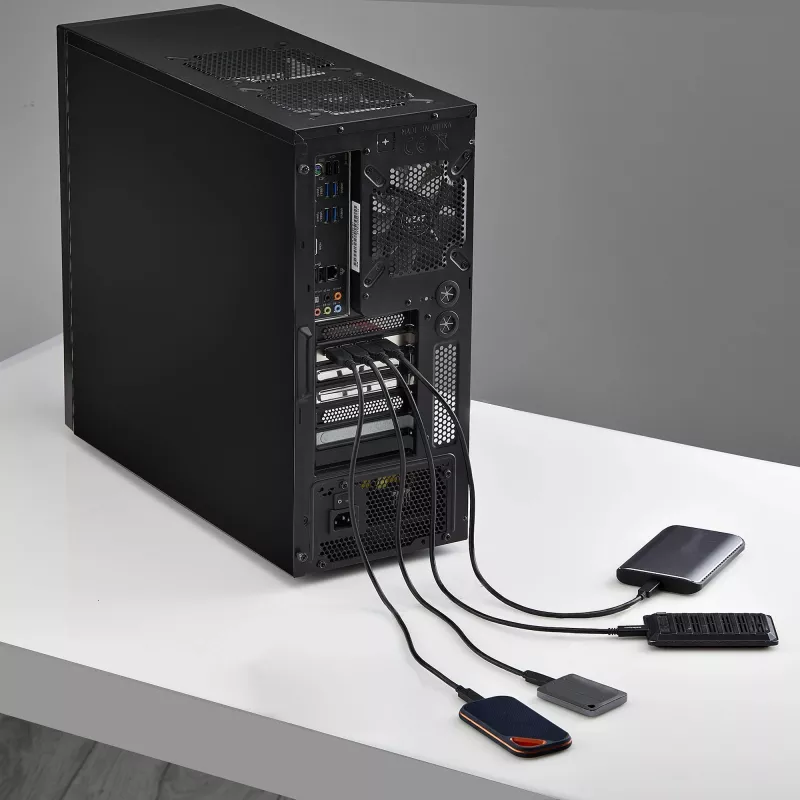 StarTech.com 4-Port USB-A PCIe Card, USB 3.2 10Gbps, PCI Express 3.0 Expansion Card, 4x Independent USB Controllers, Windows/Linux/macOS, TAA-Compliant