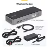 StarTech.com Triple-Monitor USB-C Docking Station, 140W Laptop Charging Dock for MacBook Pro and Windows, 4K 60Hz HDMI or DisplayPort, TAA