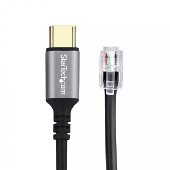 StarTech.com UR9-HEADSET-ADAPTER cable gender changer USB-C RJ-9 Black