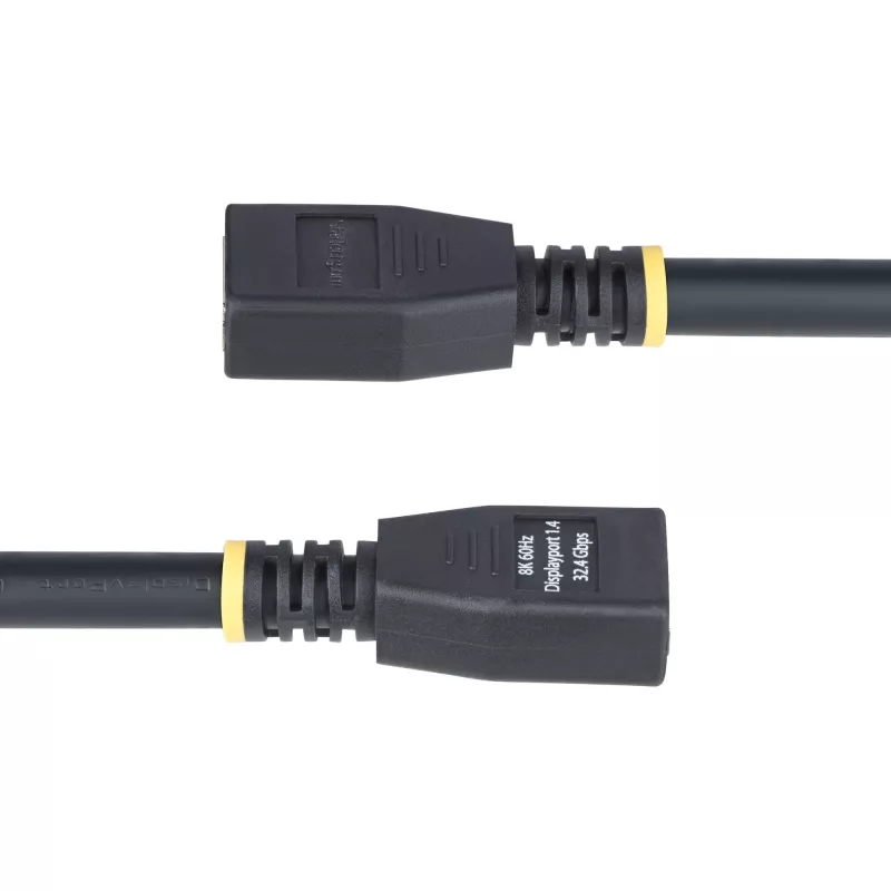 StarTech.com 10ft (3m) DisplayPort 1.4 Extension Cable, DP 1.4 Port Saver Cable, 8K 60Hz, DP Male to Female Extension Adapter Cord, DisplayPort Extension Cable, TPE Jacket, M/F