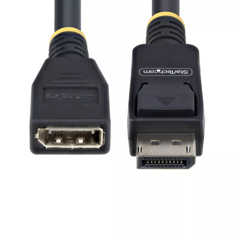 StarTech.com 10ft (3m) DisplayPort 1.4 Extension Cable, DP 1.4 Port Saver Cable, 8K 60Hz, DP Male to Female Extension Adapter Cord, DisplayPort Extension Cable, TPE Jacket, M/F