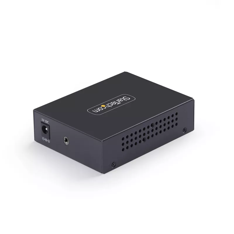 StarTech.com 10GbE SFP+ Fiber Media Converter, 10 Gigabit Ethernet RJ-45 to 10GBASE-X SFP+, Single-Mode, Multi-Mode, 16K Jumbo Frames, TAA Compliant