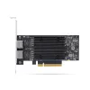 StarTech.com 2-Port PCIe 10Gb Ethernet Network Card, 10GbE Network Interface Card, Broadcom BCM57416 Chipset, Dual RJ45 10GBase-T/Gigabit, NIC Card, TAA