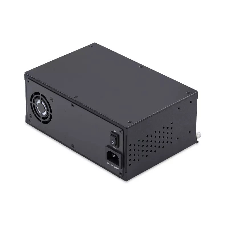 StarTech.com 7-Slot Unmanaged Media Converter Chassis for MCM Media Converter Series, Full Power Isolation, Active Cooling, 10in Rackmount, TAA Compliant