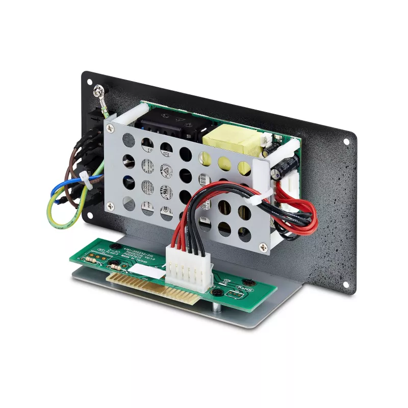 StarTech.com 7-Slot Unmanaged Media Converter Chassis for MCM Media Converter Series, Full Power Isolation, Active Cooling, 10in Rackmount, TAA Compliant