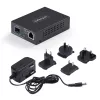 StarTech.com 10GbE Multi-Gigabit Open SFP+ Fiber Media Converter, 10G/5G/2.5G/1G/100M, Copper to 10GBASE-X SFP+, Single-Mode, Multi-Mode, 16K Jumbo Frames, TAA