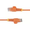 StarTech.com 2.5m Orange Slim CAT6 Ethernet Cable, Snagless, 100W PoE, UTP, LSZH, 28AWG Pure Bare Copper Wire, Slim RJ45 Network Patch Cord w/Strain Reliefs, Individually Tested