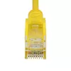 StarTech.com 3m Yellow Slim CAT6 Ethernet Cable, Snagless, 100W PoE, UTP, LSZH, 28AWG Pure Bare Copper Wire, Slim RJ45 Network Patch Cord w/Strain Reliefs, Individually Tested