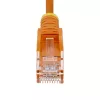StarTech.com 50cm Orange Slim CAT6 Ethernet Cable, Snagless, 100W PoE, UTP, LSZH, 28AWG Pure Bare Copper Wire, Slim RJ45 Network Patch Cord w/Strain Reliefs, Individually Tested