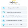 StarTech.com 7m Green Slim CAT6 Ethernet Cable, Snagless, 100W PoE, UTP, LSZH, 28AWG Pure Bare Copper Wire, Slim RJ45 Network Patch Cord w/Strain Reliefs, Individually Tested