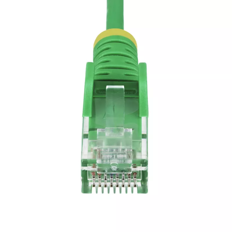 StarTech.com 10m Green Slim CAT6 Ethernet Cable, Snagless, 100W PoE, UTP, LSZH, 28AWG Pure Bare Copper Wire, Slim RJ45 Network Patch Cord w/Strain Reliefs, Individually Tested