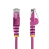 StarTech.com 7m Pink Slim CAT6 Ethernet Cable, Snagless, 100W PoE, UTP, LSZH, 28AWG Pure Bare Copper Wire, Slim RJ45 Network Patch Cord w/Strain Reliefs, Individually Tested