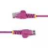 StarTech.com 10m Pink Slim CAT6 Ethernet Cable, Snagless, 100W PoE, UTP, LSZH, 28AWG Pure Bare Copper Wire, Slim RJ45 Network Patch Cord w/Strain Reliefs, Individually Tested